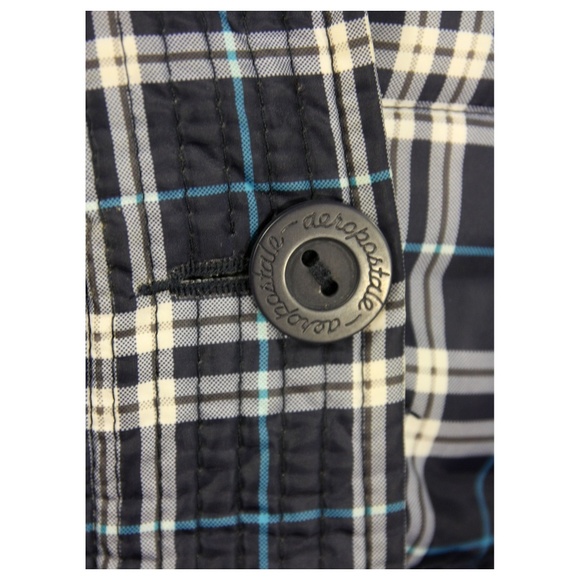 Aeropostale Plaid Quilted Sleeveless Jacket Vest - Picture 2 of 8